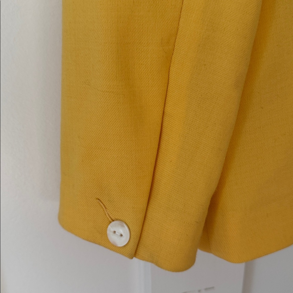 RAG & BONE Bonnie Yellow Single-Button Blazer Size 4 - Picture 7 of 10